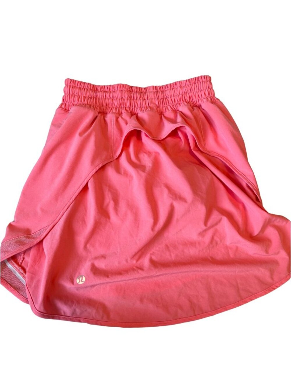 Lululemon Skort Coral Pink Athletic Tennis/Golf Skirt With Built-in Shorts
